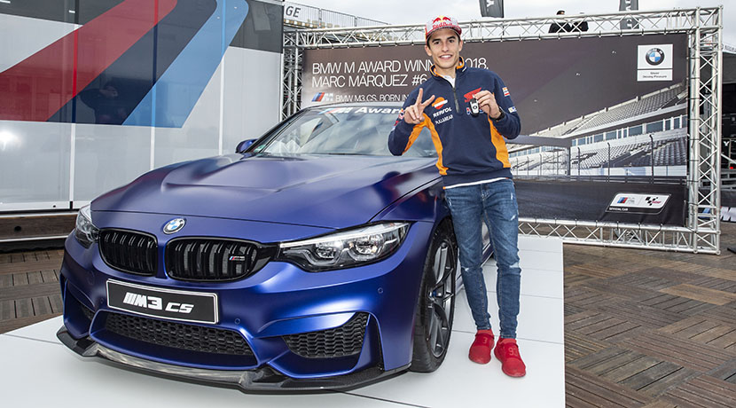 Marc Márquez wins his sixth BMW M Award