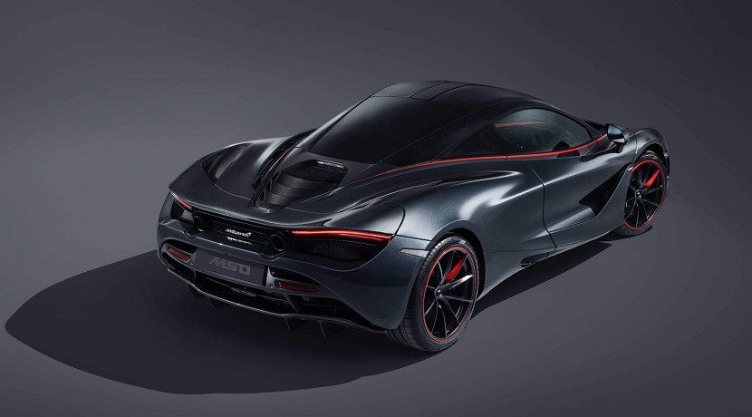  Rear of the McLaren 720S Stealth MSO 